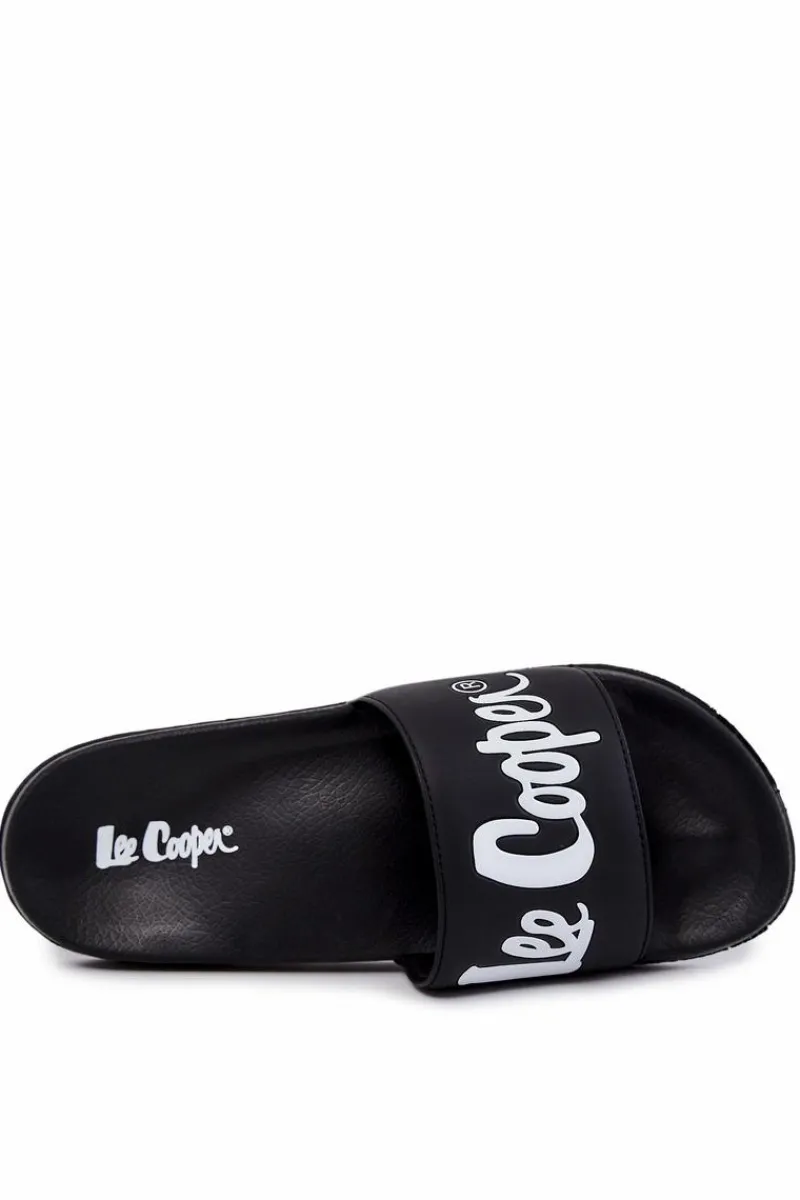 Discount Męskie Klapki LCW-22-42-1005 Czarne Męskie Klapki Męskie Klasyczne