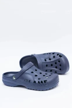Klapki Męskie Klasyczne>Boto Męskie Klapki Na Basen Kroksy EVA Granatowe