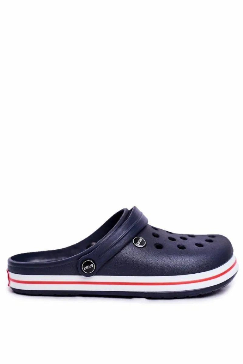 Boto Męskie Klapki Na Basen Kroksy Pasipheme Granatowe