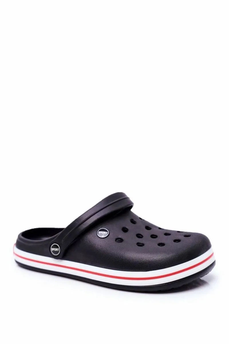 Online Męskie Klapki Na Basen Kroksy Pasipheme Czarne Męskie Klapki Męskie Klasyczne