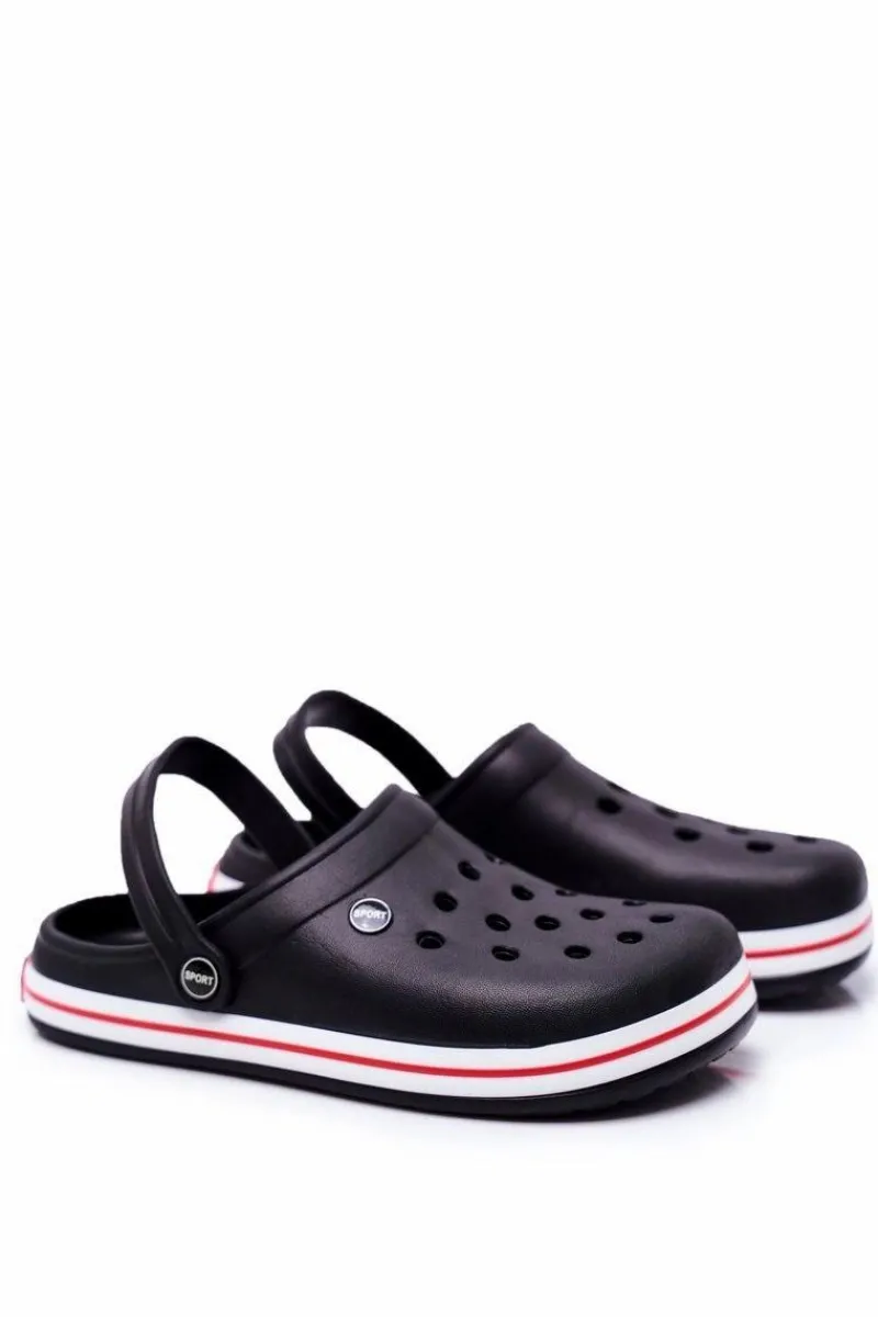 Online Męskie Klapki Na Basen Kroksy Pasipheme Czarne Męskie Klapki Męskie Klasyczne