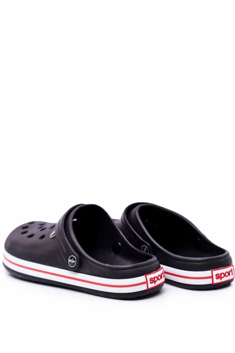 Online Męskie Klapki Na Basen Kroksy Pasipheme Czarne Męskie Klapki Męskie Klasyczne