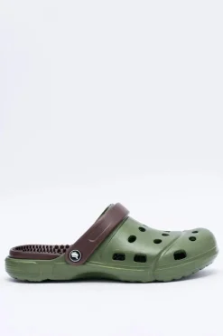 Klapki Męskie Klasyczne></noscript>Boto Męskie Klapki Ogrodowe Kroksy EVA Zielone