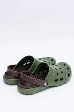 Klapki Męskie Klasyczne></noscript>Boto Męskie Klapki Ogrodowe Kroksy EVA Zielone