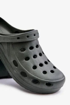 Best Męskie Klapki Sandały Do Ogrodu Basen Ciemnozielone Męskie Klapki Męskie Klasyczne