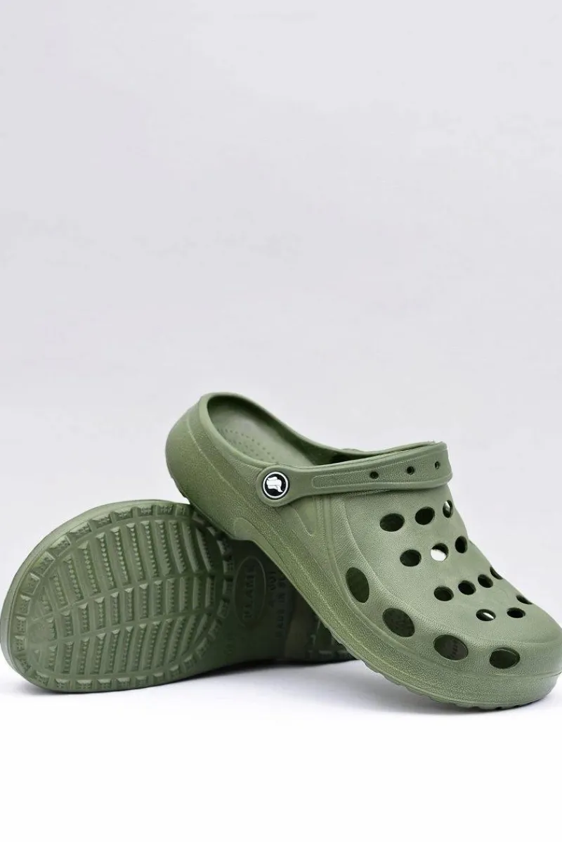 Clearance Boto Męskie Klapki Sandały Do Ogrodu Basen Zielone Zielony