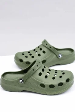 Clearance Boto Męskie Klapki Sandały Do Ogrodu Basen Zielone Zielony