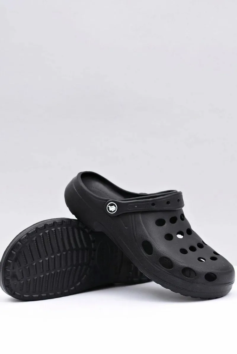 Best Boto Męskie Klapki Sandały Lekkie EVA Ogród Basen Czarne