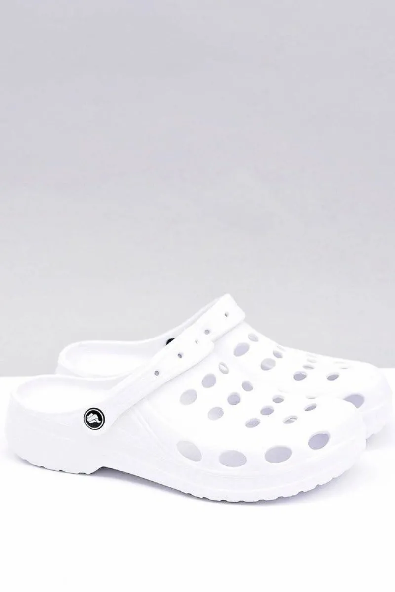 Klapki Męskie Klasyczne>Boto Męskie Klapki Sandały Na Basen Do Ogrodu Białe Biały