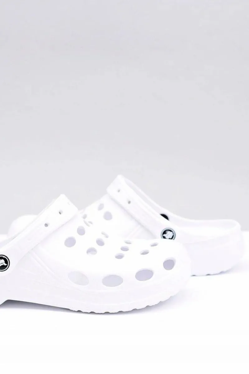 Klapki Męskie Klasyczne>Boto Męskie Klapki Sandały Na Basen Do Ogrodu Białe Biały