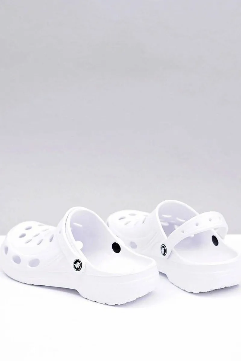 Klapki Męskie Klasyczne>Boto Męskie Klapki Sandały Na Basen Do Ogrodu Białe Biały