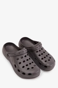 Outlet Męskie Klapki Sandały Ogrodowe Basen Szare Męskie Klapki Męskie Klasyczne