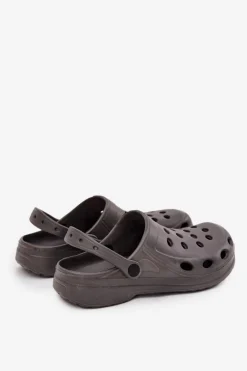 Outlet Męskie Klapki Sandały Ogrodowe Basen Szare Męskie Klapki Męskie Klasyczne