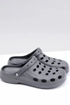 Outlet Męskie Klapki Sandały Ogrodowe Basen Szare Męskie Klapki Męskie Klasyczne