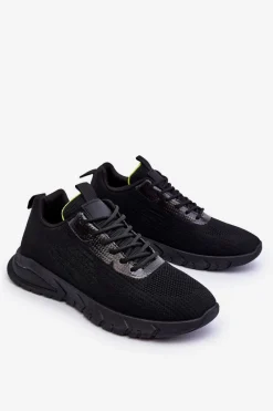 New Boto Męskie Klasyczne Buty Sportowe Czarne Santiago