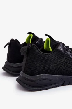 New Boto Męskie Klasyczne Buty Sportowe Czarne Santiago