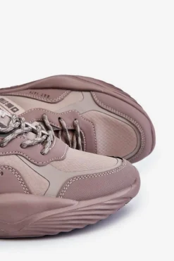 Online Big Star Shoes Męskie Lekkie Sneakersy Memory Foam System Big Star LL174151 Beżowe Beżowy