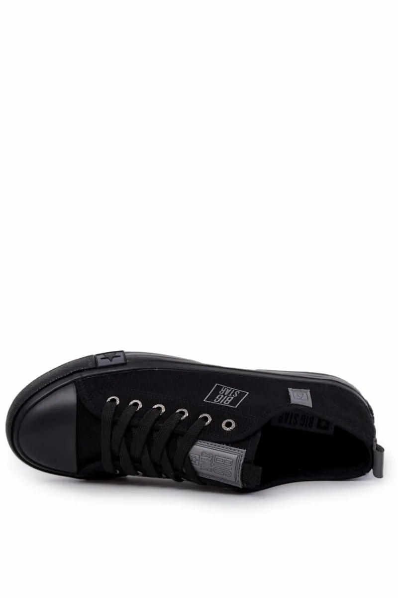 Trampki Męskie Big Star|Trampki Niskie>Big Star Shoes Męskie Niskie Trampki Big Star JJ174139 Czarne