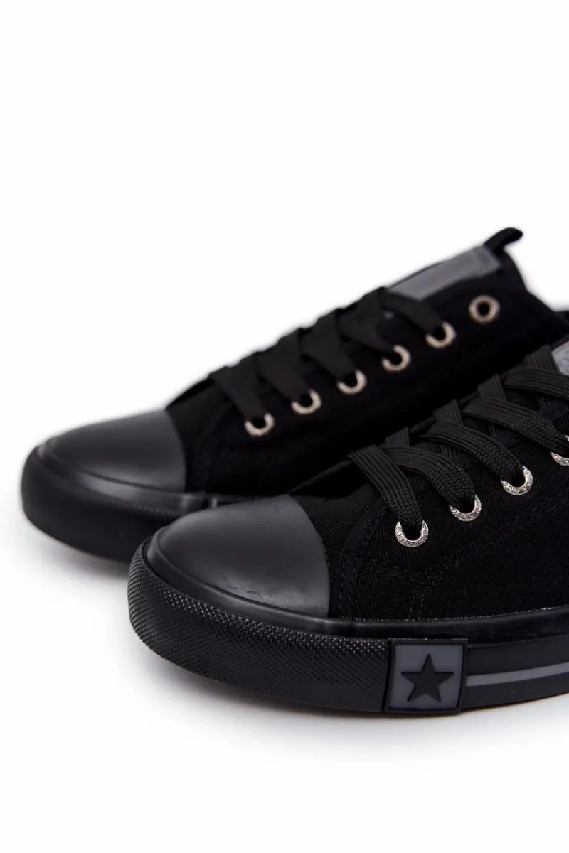 Trampki Męskie Big Star|Trampki Niskie>Big Star Shoes Męskie Niskie Trampki Big Star JJ174139 Czarne