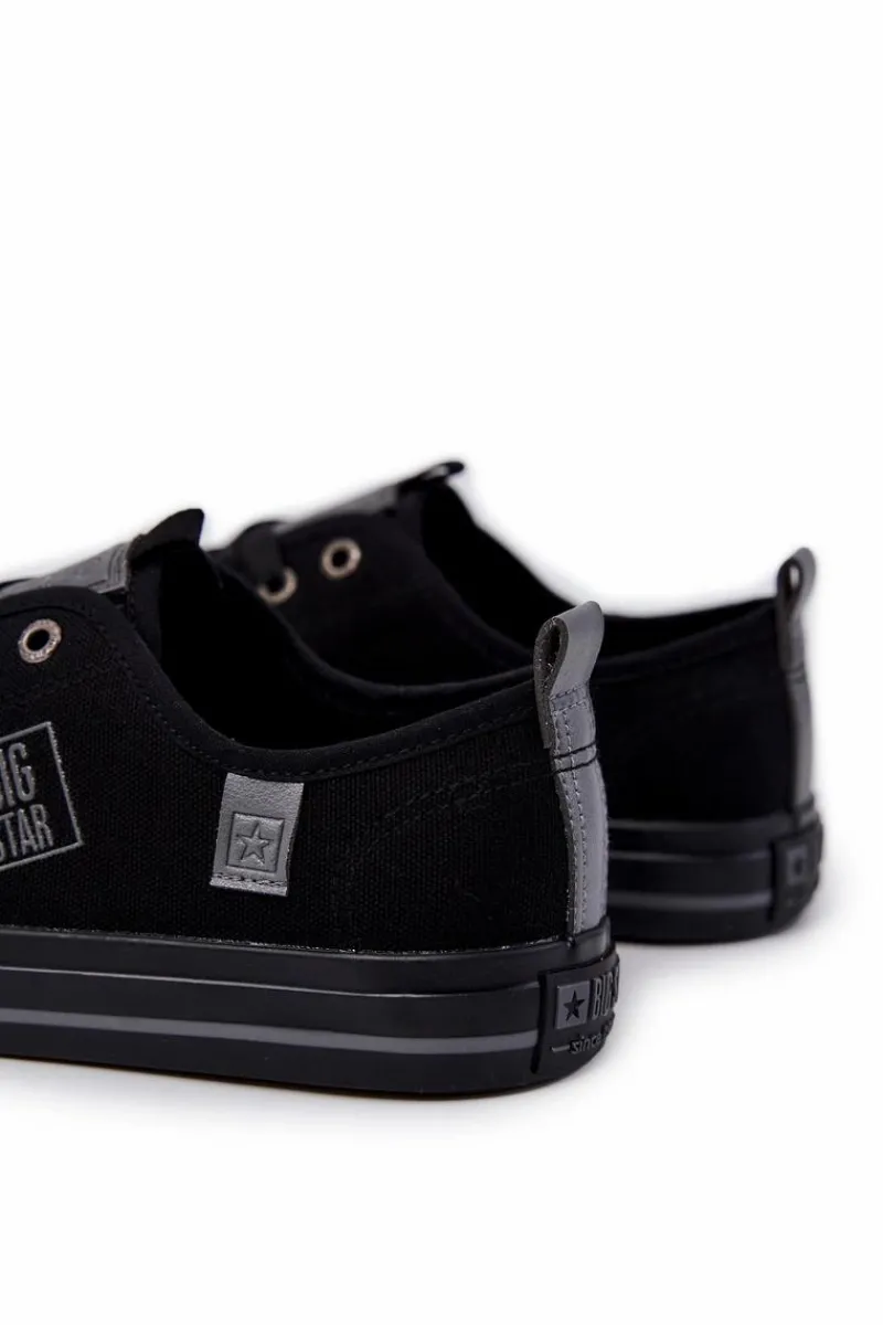 Trampki Męskie Big Star|Trampki Niskie>Big Star Shoes Męskie Niskie Trampki Big Star JJ174139 Czarne