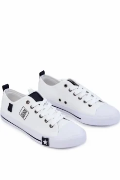 Clearance Męskie Niskie Trampki Big Star JJ174137 Białe Męskie Trampki Męskie Big Star|Trampki Niskie