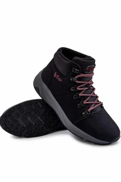 Clearance Męskie Ocieplane Buty Trekkingowe LCJ-22-31-1451 Czarne Męskie Obuwie Trekkingowe Męskie|Botki Męskie