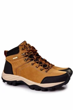 Obuwie Trekkingowe Męskie>Evento Męskie Ocieplane Buty Trekkingowe Camel Dannis