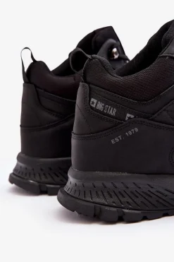 Best Męskie Ocieplane Buty Trekkingowe Czarne Big Star MM174164 Męskie Obuwie Trekkingowe Męskie|Obuwie Sportowe Męskie