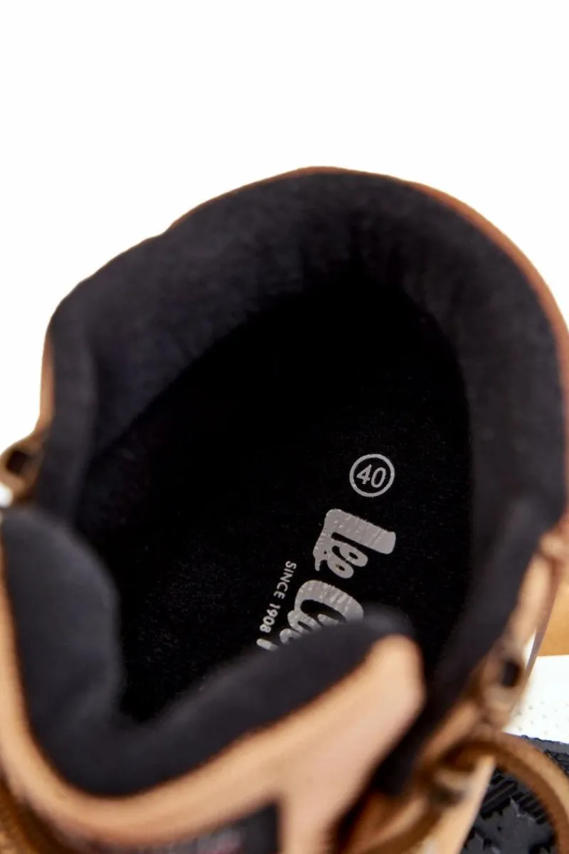 Obuwie Trekkingowe Męskie|Botki Męskie>Lee Cooper Męskie Ocieplane Buty Trekkingowe LCJ-22-31-1452 Camel