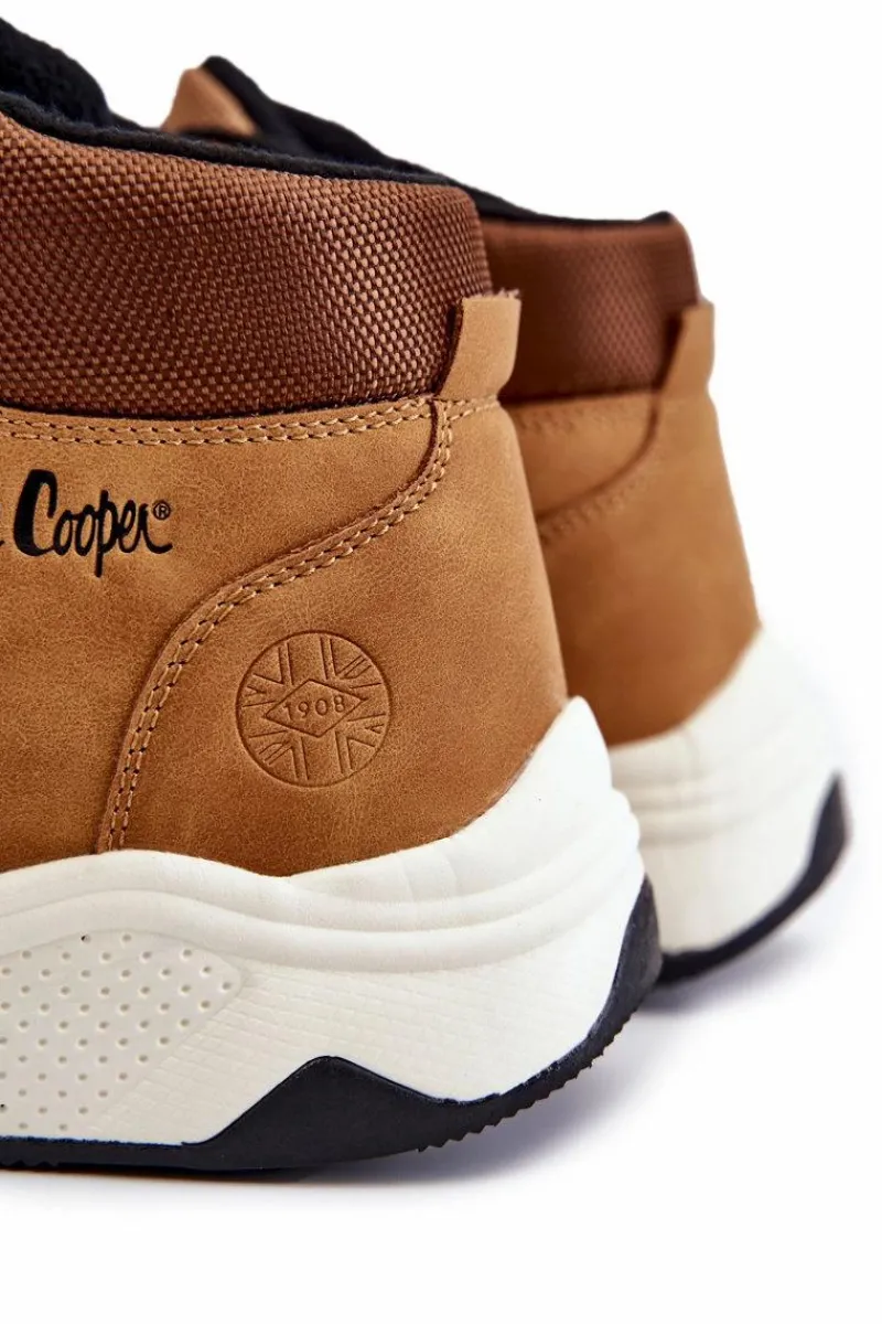 Obuwie Trekkingowe Męskie|Botki Męskie>Lee Cooper Męskie Ocieplane Buty Trekkingowe LCJ-22-31-1452 Camel