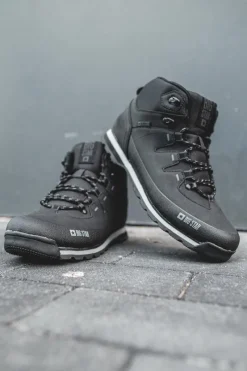 Obuwie Trekkingowe Męskie>Big Star Shoes Męskie Ocieplane Buty Trekkingowe Big Star EE174437 Czarne