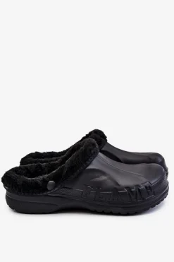 New Męskie Ocieplane Klapki Kroksy Czarne Calmo Męskie Klapki Męskie Klasyczne