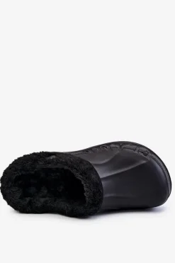 New Męskie Ocieplane Klapki Kroksy Czarne Calmo Męskie Klapki Męskie Klasyczne