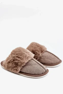 Sale Męskie Ocieplane Papcie Szare Marcus Męskie Papcie Męskie