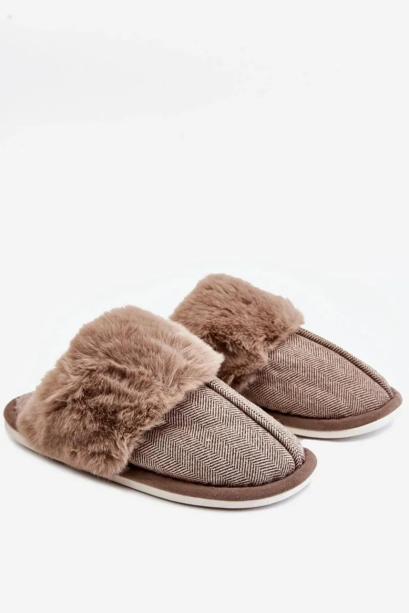 Sale Męskie Ocieplane Papcie Szare Marcus Męskie Papcie Męskie