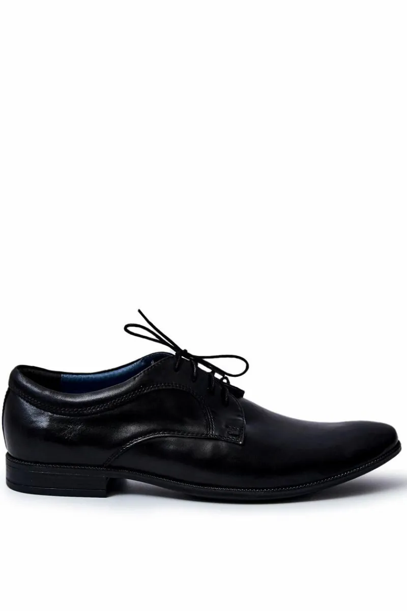 Bednarek Polish Shoes|Półbuty Eleganckie>Boto Męskie Półbuty Bednarek Eleganckie Skórzane Czarne Gaspare