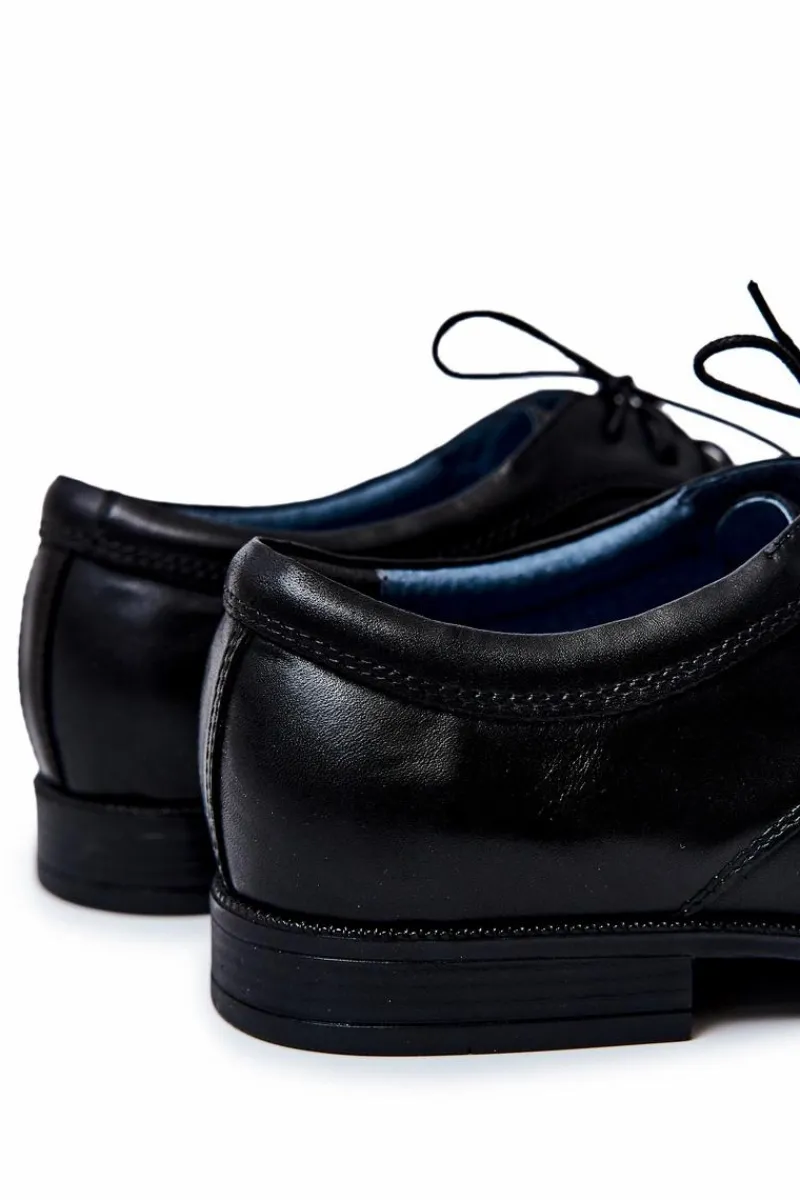 Bednarek Polish Shoes|Półbuty Eleganckie>Boto Męskie Półbuty Bednarek Eleganckie Skórzane Czarne Gaspare