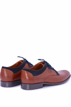 Outlet Boto Męskie Półbuty Bednarek Eleganckie Skórzane Brązowe Maksim