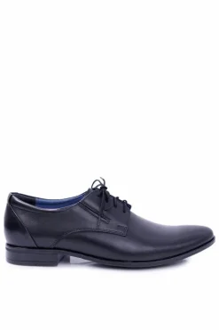 Outlet Męskie Półbuty Bednarek Eleganckie Skórzane Wizytowe Czarne Franko Męskie Bednarek Polish Shoes|Półbuty Eleganckie
