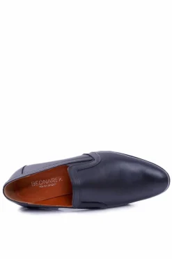 Męskie Półbuty Bednarek Wsuwane Skórzane Czarne Trocky Męskie Bednarek Polish Shoes|Półbuty Casual