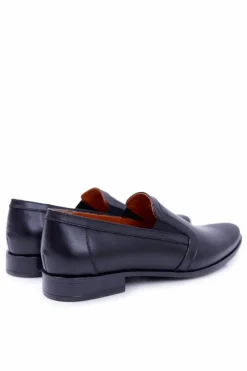 Męskie Półbuty Bednarek Wsuwane Skórzane Czarne Trocky Męskie Bednarek Polish Shoes|Półbuty Casual