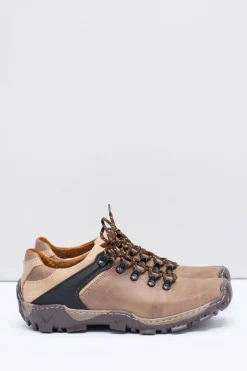 Hot Męskie Skórzane Brązowe Półbuty Trekkingowe Bednarek Męskie Obuwie Trekkingowe Męskie