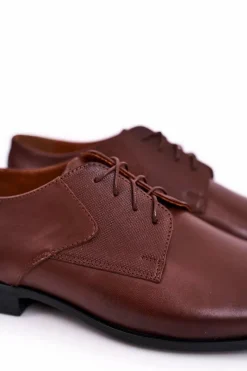 Best Męskie Skórzane Mokasyny BEDNAREK Brązowe Damskie Bednarek Polish Shoes|Mokasyny Sznurowane