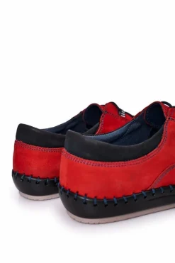 Clearance Męskie Skórzane Półbuty BEDNAREK Czerwone Męskie Bednarek Polish Shoes|Półbuty Casual