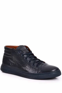 Bednarek Polish Shoes|Półbuty Casual>Boto Męskie Skórzane Półbuty Tenisówki BEDNAREK Granatowe