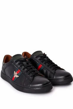 Best Męskie Skórzane Półbuty Tenisówki BEDNAREK Czarne Męskie Bednarek Polish Shoes|Półbuty Casual