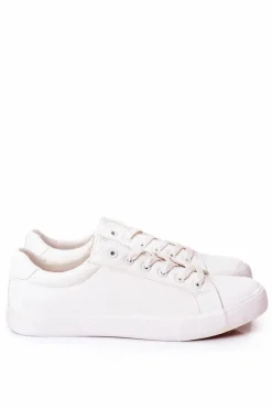 Clearance Big Star Shoes Męskie Skórzane Tenisówki Big Star II174028 Białe