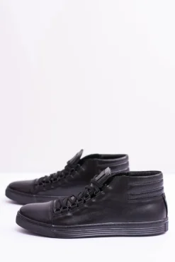 Sale Boto Męskie Skórzane Tenisówki Czarne Torres