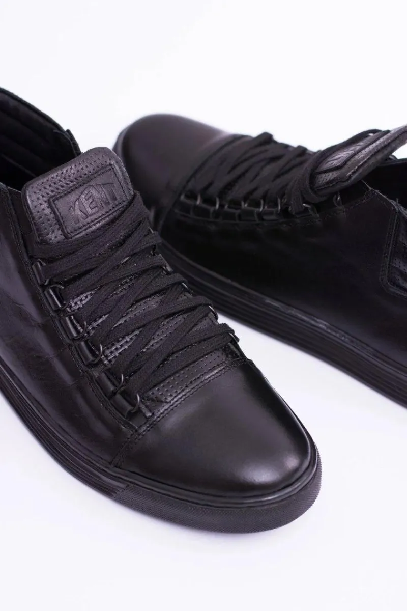 Sale Boto Męskie Skórzane Tenisówki Czarne Torres