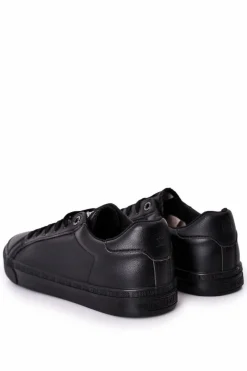 Trampki Męskie Big Star|Trampki Niskie>Big Star Shoes Męskie Skórzane Trampki Big Star HH174035 Czarne